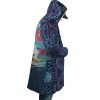 Trippy Ponyo SG AOP Hooded Cloak Coat RIGHT Mockup - Studio Ghibli Shop