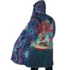 Trippy Ponyo SG AOP Hooded Cloak Coat SIDE Mockup - Studio Ghibli Shop