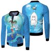 chihiro ogino cuddle nigihayami kohaku nushi haku for spirited away studio ghibli fan 1 fleece bomber jacketfyhbd - Studio Ghibli Shop