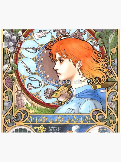 Vintage I Nausicaäs Of The Valleys Of The Winds Tapestry Official Studio Ghibli Merch