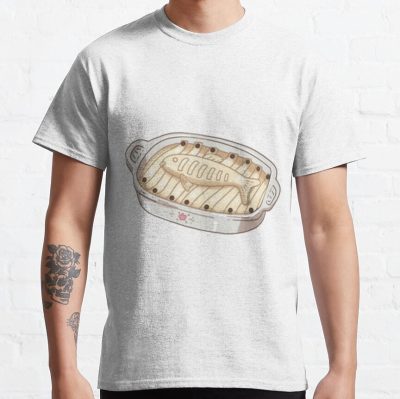 Kiki’S Delivery Service Herring Pie (Pink Background) Premium T-Shirt Official Studio Ghibli Merch