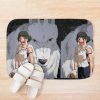 Princess Mononoke Draw Wolf Bath Mat Official Studio Ghibli Merch