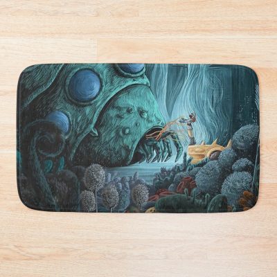 Nausicaä Of The Valley Of The Wind Print Bath Mat Official Studio Ghibli Merch