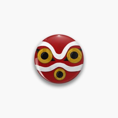 Princess Mononoke Mask Pin Official Studio Ghibli Merch