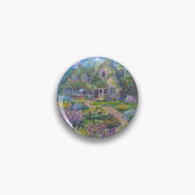 Kiki'S Delivery Service House Pastel Kawaii Painting 2022 Pin Official Studio Ghibli Merch