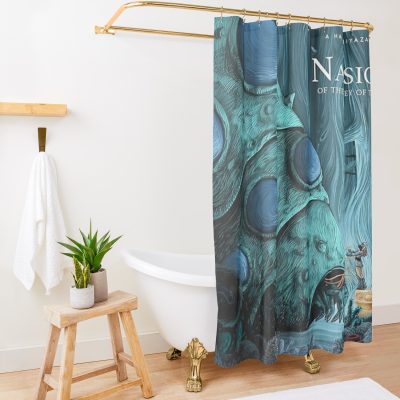 Nausicaä Of The Valley Of The Wind Print Shower Curtain Official Studio Ghibli Merch
