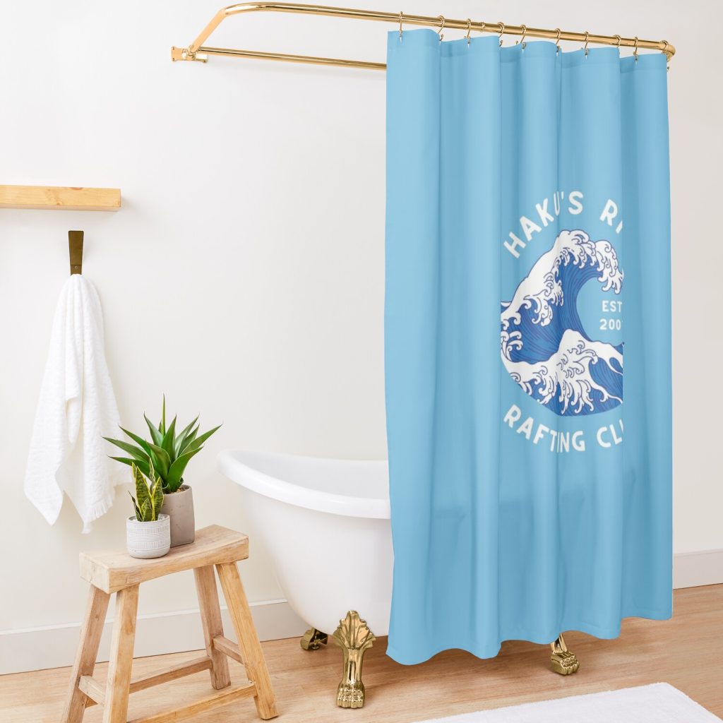 Spirited Away - Haku - Haku'S River Rafting Club Shower Curtain Official Studio Ghibli Merch