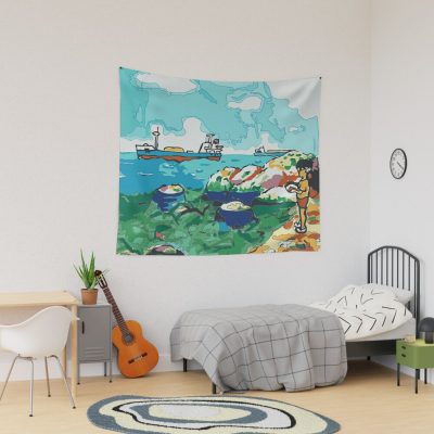 Sousuke Finds Ponyo Tapestry Official Studio Ghibli Merch
