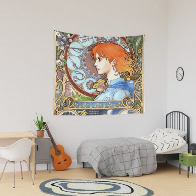 Vintage I Nausicaäs Of The Valleys Of The Winds Tapestry Official Studio Ghibli Merch