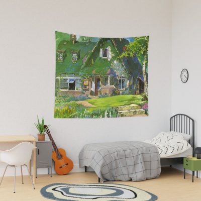 Kiki'S Delivery Service Cottagecore Vibes Tapestry Official Studio Ghibli Merch