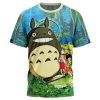 Trippy My Neighbor Totoro Studio Ghibli T Shirt 3D FRONT Mockup - Studio Ghibli Shop