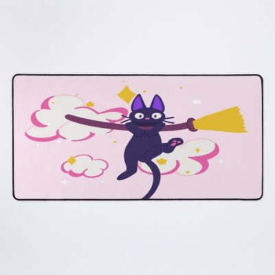 Jiji Ghilbli On A Broom Mouse Pad Official Cow Anime Merch