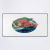 Kelalen Ponyo On The Cliff By The Sea Lungaku Mouse Pad Official Cow Anime Merch