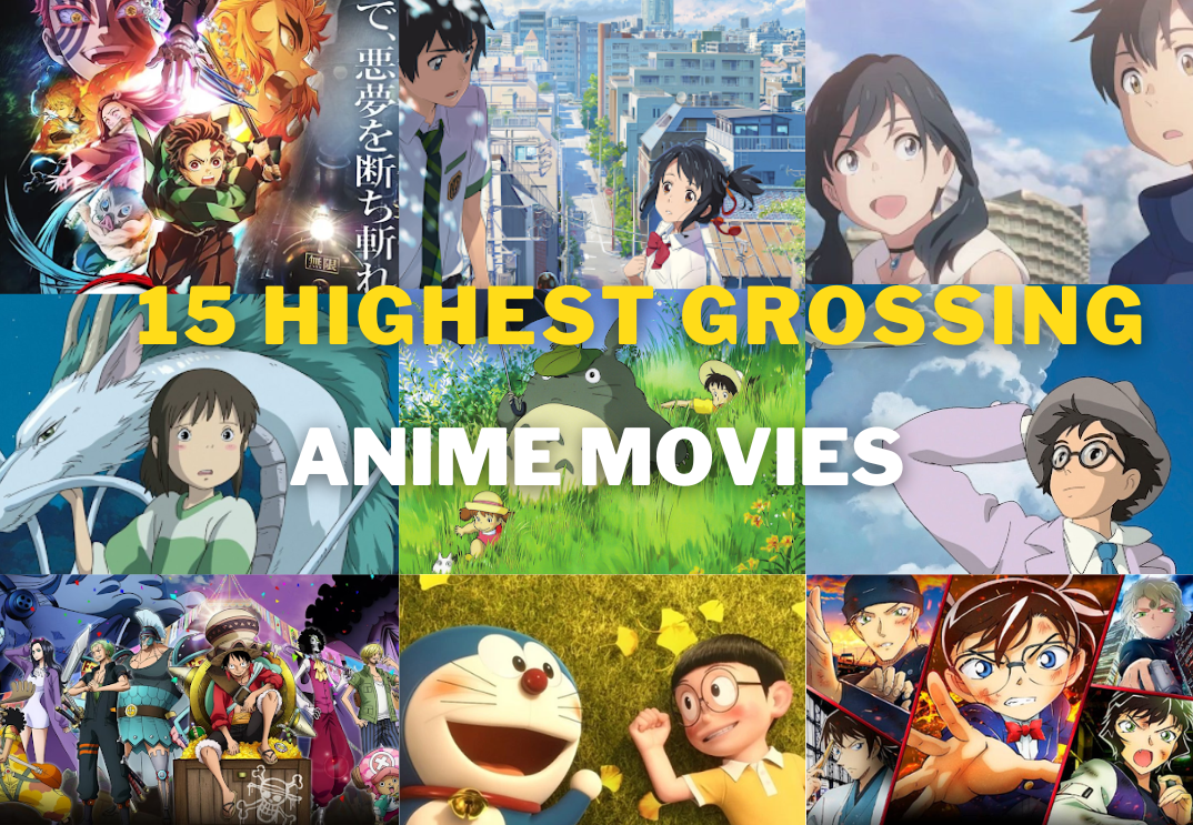 15 Highest Grossing Anime Movies Studio Ghibli Shop