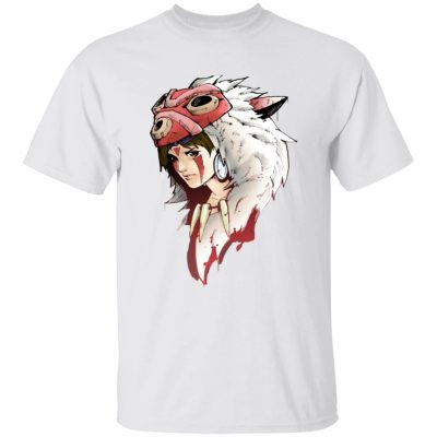 Studio Ghibli Angry Princess Mononoke T-shirt