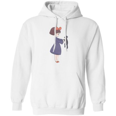 Studio Ghibli Kiki Hugging Jiji Hoodie