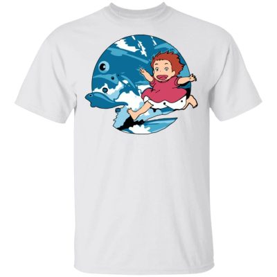 Studio Ghibli Ponyo On The Waves T-shirt