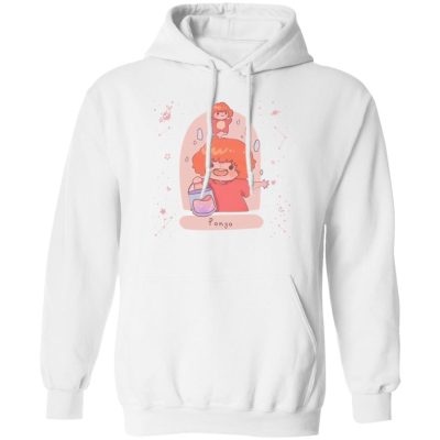 Studio Ghibli Ponyo on the Cliff by The Sea Hoodie