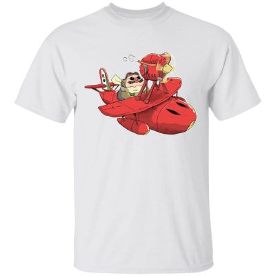 Studio Ghibli Porco Rosso Chibi T-shirt