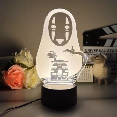 Studio Ghibli Spirited Away No Face 3D Led Lamp