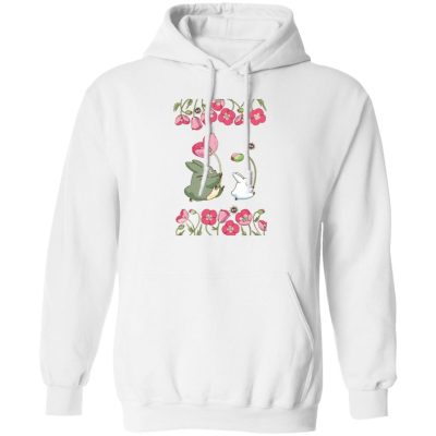 Studio Ghibli The Mini Totoro and Flowers Hoodie